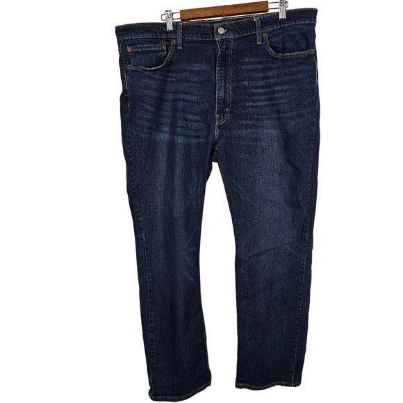 Levis Mens 514 Straight Fit Jeans W42 L30 Medium Wash Denim - Picture 2 of 8